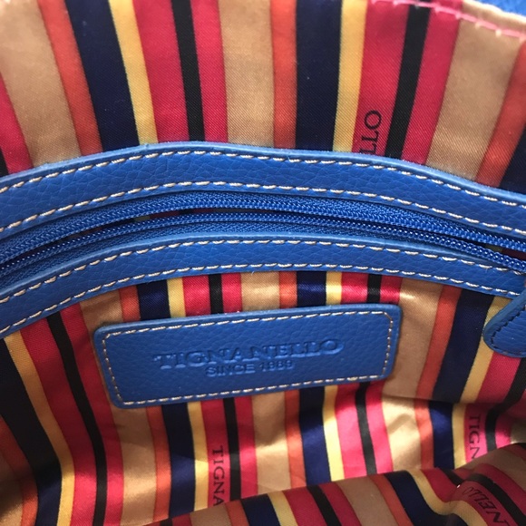 tignanello blue crossbody